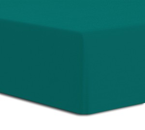 Prześcieradło z gumką 90x200 GRUBY JERSEY kolor zielony wysokie 25cm