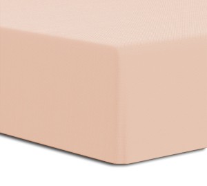 Prześcieradło z gumką 90x200 GRUBY JERSEY kolor jasny róż wysokie 25cm
