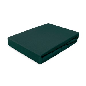 Prześcieradło z gumką 180x200 jersey 100% BAWEŁNA zieleń khaki