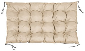 Poduszka ogrodowa 120x80 cm na ławkę palety wodoodporna beżowa