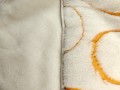 kołdra wełniana kaszmir orange połączona z kaszmirem gładkim 06