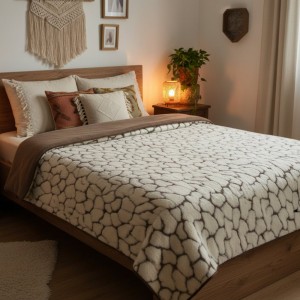 kołdra wełniana camel i kaszmir giulia Woolmark 200x200