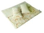 Pościel wełniana kaszmir orange/kaszmir gładki (kołdra 160x200, 2x poduszka 50x60) (+-5cm)